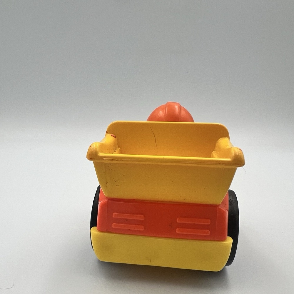 Fisher Price Little People Wheelies Lot Of 3 Cars Mattel Fire Recycle Dump Truck - Picture 14 of 16